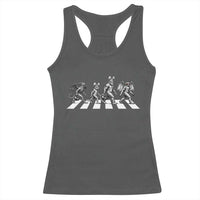 Funny Easter Cryptid Walk Racerback Tank Top Bigfoot Mothman Jersey Devil Chupacabra