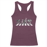 Funny Easter Cryptid Walk Racerback Tank Top Bigfoot Mothman Jersey Devil Chupacabra