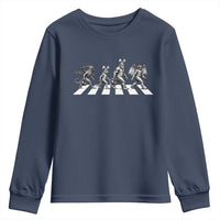 Funny Easter Cryptid Walk Youth Sweatshirt Bigfoot Mothman Jersey Devil Chupacabra