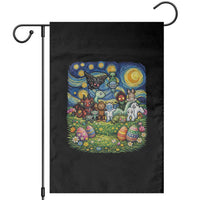 Funny Cryptid Starry Night Easter Garden Flag Monster Lover Gift