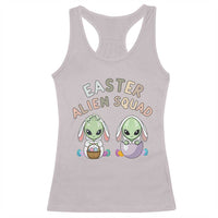 Funny Easter Alien Squad Bunny Ears Gift Racerback Tank Top