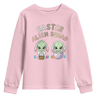 Funny Easter Alien Squad Bunny Ears Gift Youth Sweatshirt