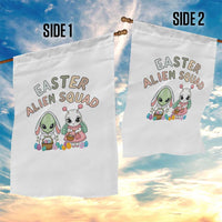 Easter Alien Squad Garden Flag Funny UFO Lover Gift