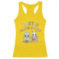Easter Alien Squad Racerback Tank Top Funny UFO Lover Gift