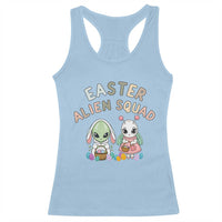 Easter Alien Squad Racerback Tank Top Funny UFO Lover Gift