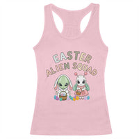 Easter Alien Squad Racerback Tank Top Funny UFO Lover Gift