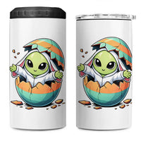 Funny Alien Bunny Ears Easter 4 in 1 Can Cooler Tumbler Extraterrestrial Gift
