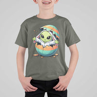 Funny Alien Bunny Ears Easter T Shirt For Kid Extraterrestrial Gift
