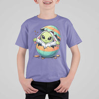Funny Alien Bunny Ears Easter T Shirt For Kid Extraterrestrial Gift