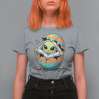 Funny Alien Bunny Ears Easter T Shirt For Women Extraterrestrial Gift