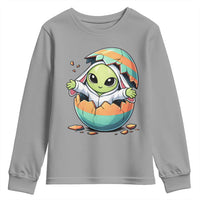 Funny Alien Bunny Ears Easter Youth Sweatshirt Extraterrestrial Gift