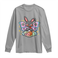 Funny Easter Bunny Mothman Loves Glazed Ham Long Sleeve Shirt