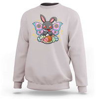 Funny Easter Bunny Mothman Loves Glazed Ham Sweatshirt