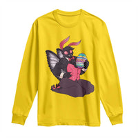 Sexy Easter Bunny Mothman Long Sleeve Shirt Cryptid Humor Gift