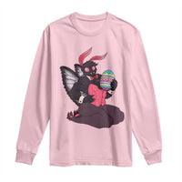 Sexy Easter Bunny Mothman Long Sleeve Shirt Cryptid Humor Gift
