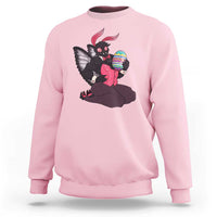 Sexy Easter Bunny Mothman Sweatshirt Cryptid Humor Gift