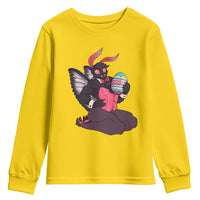 Sexy Easter Bunny Mothman Youth Sweatshirt Cryptid Humor Gift