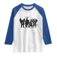 Funny Easter Cryptid Squad Raglan Shirt Bigfoot Mothman Jersey Devil Chupacabra Gift