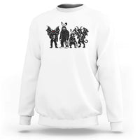 Funny Easter Cryptid Squad Sweatshirt Bigfoot Mothman Jersey Devil Chupacabra Gift