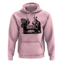 Funny Bigfoot And Mothman Egg Painting Hoodie Cryptid Easter Gift