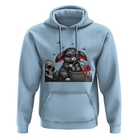 Gothic Easter Bunny Hoodie Dark Aesthetic Rabbit Gift