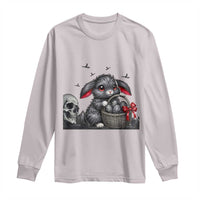 Gothic Easter Bunny Long Sleeve Shirt Dark Aesthetic Rabbit Gift