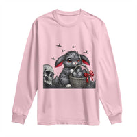 Gothic Easter Bunny Long Sleeve Shirt Dark Aesthetic Rabbit Gift