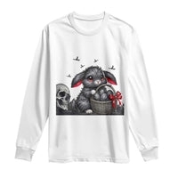 Gothic Easter Bunny Long Sleeve Shirt Dark Aesthetic Rabbit Gift