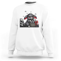 Gothic Easter Bunny Sweatshirt Dark Aesthetic Rabbit Gift