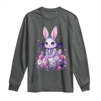 Cute Spooky Easter Bunny Long Sleeve Shirt Pastel Goth Rabbit Gift