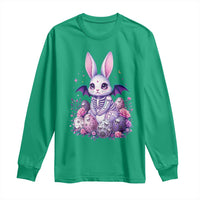 Cute Spooky Easter Bunny Long Sleeve Shirt Pastel Goth Rabbit Gift