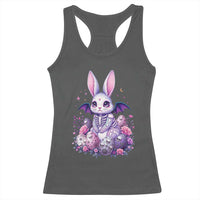 Cute Spooky Easter Bunny Racerback Tank Top Pastel Goth Rabbit Gift