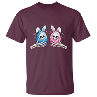 Gothic Easter Gift T Shirt Skeleton Hands Holding Easter Eggs