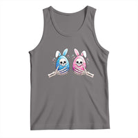 Gothic Easter Gift Tank Top Skeleton Hands Holding Easter Eggs