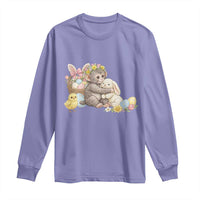 Cute Punch Baby Monkey Easter Long Sleeve Shirt Funny Animal Gift