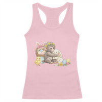 Cute Punch Baby Monkey Easter Racerback Tank Top Funny Animal Gift