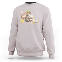 Cute Punch Baby Monkey Easter Sweatshirt Funny Animal Gift