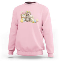 Cute Punch Baby Monkey Easter Sweatshirt Funny Animal Gift