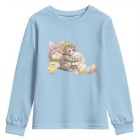 Cute Punch Baby Monkey Easter Youth Sweatshirt Funny Animal Gift