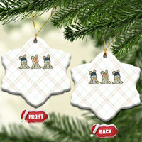 Camo Easter Bunny Ceramic Ornament Funny Hunter Easter Gift
