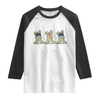 Camo Easter Bunny Raglan Shirt Funny Hunter Easter Gift