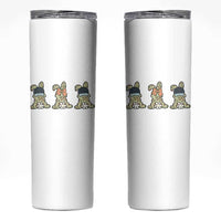 Camo Easter Bunny Skinny Tumbler Funny Hunter Easter Gift