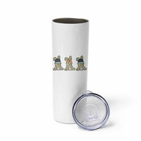 Camo Easter Bunny Skinny Tumbler Funny Hunter Easter Gift
