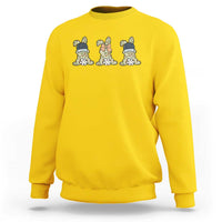 Camo Easter Bunny Sweatshirt Funny Hunter Easter Gift