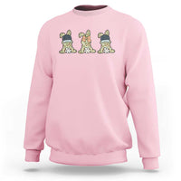 Camo Easter Bunny Sweatshirt Funny Hunter Easter Gift