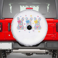 Faux Yarn Easter Bunny Effect Printed Spare Tire Cover Coquette Aesthetic Gift