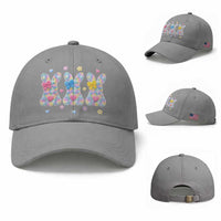 Faux Yarn Easter Bunny Effect Printed Baseball Cap Coquette Aesthetic Gift