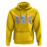 Faux Yarn Easter Bunny Effect Printed Hoodie Coquette Aesthetic Gift