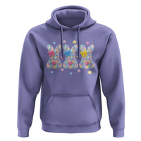 Faux Yarn Easter Bunny Effect Printed Hoodie Coquette Aesthetic Gift