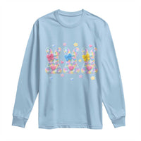 Faux Yarn Easter Bunny Effect Printed Long Sleeve Shirt Coquette Aesthetic Gift